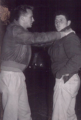 Moose Herrmann and Al "Oscar" Carmardella - 1957